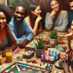 Vida social com jogos de tabueliro