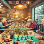 a arte da pintura de miniaturas de peças de jogos